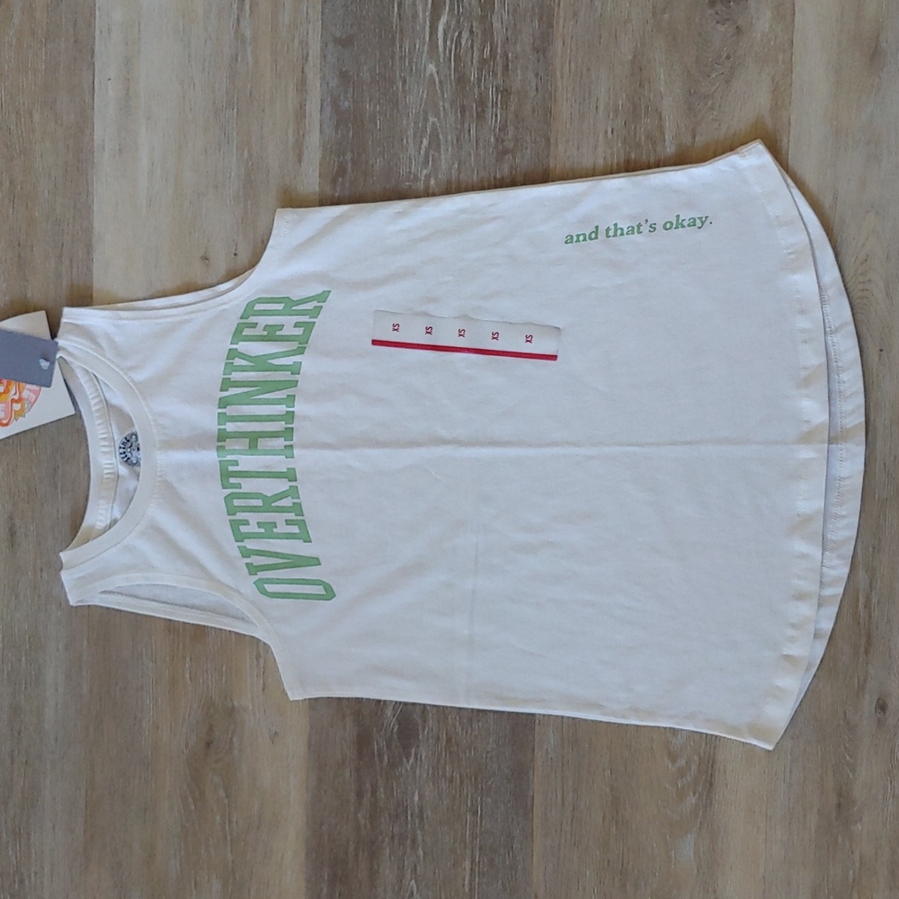 NWT See the Way I See Overthinker Graphic Women's Tank Top Size XS